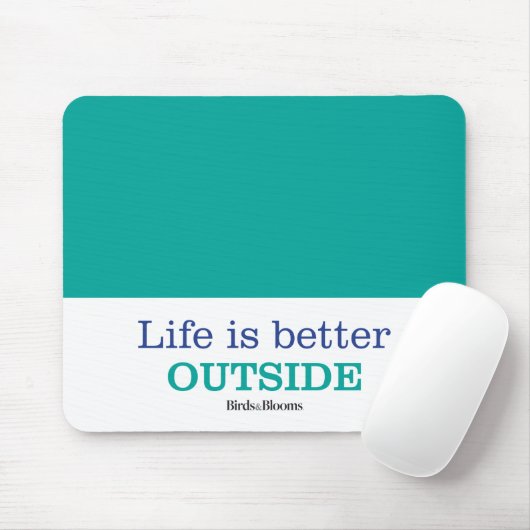 Das Leben ist bessere Außenseite Mousepad (Mit Mouse)