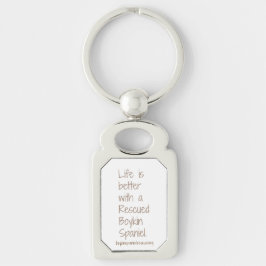 Das Leben ist bessere Rettungs-Schlüsselkette Schlüsselanhänger