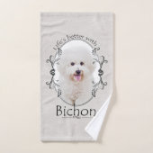 Das Leben ist besseres Bichon Handtuch (Handtuch)