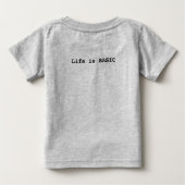 Das Leben ist Bio Baby T-shirt (Rückseite)