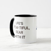 Das Leben ist Brew-tiful, ertrage es Tasse (Vorderseite Links)