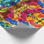 Das Leben ist bunt Geschenkpapier (Ecke)