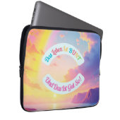Das Leben ist Bunt Laptopschutzhülle (Vorne Rechts)
