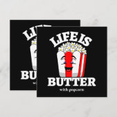 Das Leben ist Butter mit Popcorn (Vorne/Hinten)