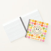 Das Leben ist Cool glücklich lächelnd Gesicht Emoj Notizblock (Innenseite)