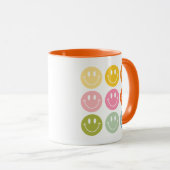Das Leben ist Cool glücklich lächelnd Gesicht Emoj Tasse (VorderseiteRechts)