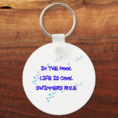 Das Leben ist Cooler Schlüsselanhänger (Vorderseite)