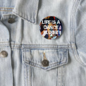 DAS LEBEN IST DANCE FLOOR! BUTTON (Beispiel)