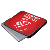 Das Leben ist das Bestste Abenteuer Laptopschutzhülle (Vorne Knopf)