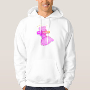 Das Leben ist das Leben minimaler Vintager Stil Re Hoodie