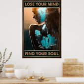 Das Leben ist das, was du backst Poster (Küche)