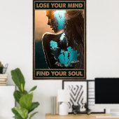 Das Leben ist das, was du backst Poster (Heimbüro)