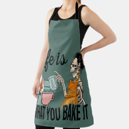 Das Leben ist das, was du backst Schürze
