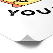 Das Leben ist das, was du dir den lustigen Kuchenp Poster (Ecke)