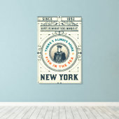 Das Leben ist das, was man macht Leinwanddruck (Insitu (Holzboden))