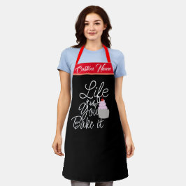 Das Leben ist das, was Sie backen es Schürze - Fun
