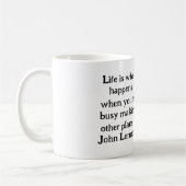 Das Leben ist das, was Tasse passiert (Links)