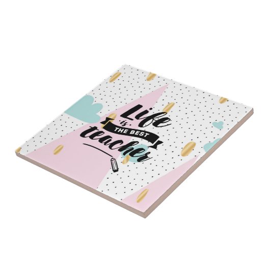 Das Leben ist der beste Lehrer Fliese (Seite)