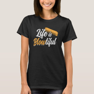 Das Leben ist der schöne Harmonica Player T-Shirt