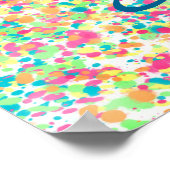 "Das Leben ist die Kunst, ohne einen Radierer zeic Poster (Ecke)