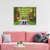 Das Leben ist die Leinwand der Reise (Insitu (Wohnzimmer))