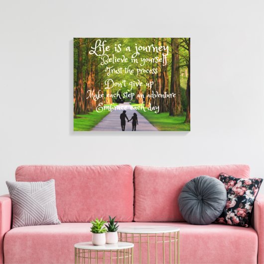 Das Leben ist die Leinwand der Reise (Insitu (Wohnzimmer))