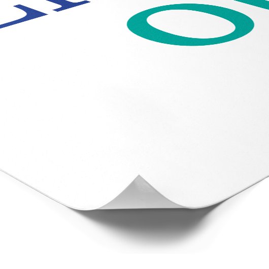 Das Leben ist draußen besser Poster (Ecke)