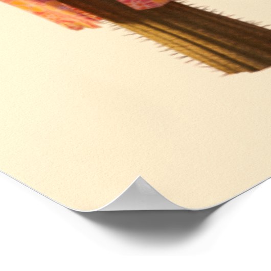 Das Leben ist ein Abenteuer der Wüste Poster (Ecke)