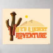 Das Leben ist ein Abenteuer der Wüste Poster (Vorne)