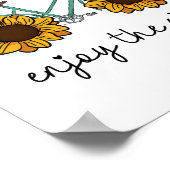 Das Leben ist ein Abenteuer geniessen Poster (Ecke)