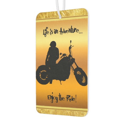 Das Leben ist ein Abenteuer genießen Sie die Fahrt Autolufterfrischer (Links)