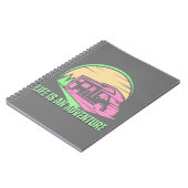 Das Leben ist ein Abenteuer Notizblock (Linke Seite)