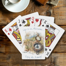 Das Leben ist ein Abenteuer Spielkarten