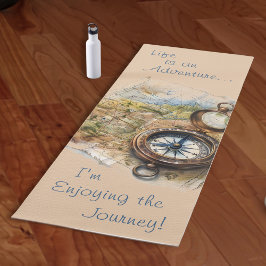 Das Leben ist ein Abenteuer Yogamatte