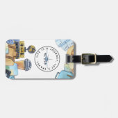 Das Leben ist ein akryllischer Gepäcktag Gepäckanhänger (Vorderseite horizontal)