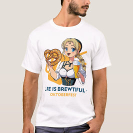 Das Leben ist ein aufgeblasener Oktoberfest-T - Sh T-Shirt