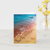 Das Leben ist ein Beach-Jeden Anlaß Karte (Gelbe Blume)