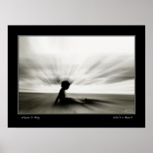 Das Leben ist ein Beach Poster