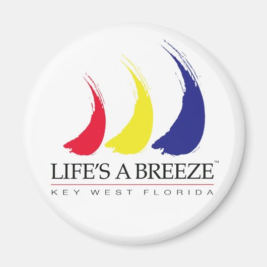 Das Leben ist ein Breeze™_Paint-The-Wind_Key West Magnet (Vorne)