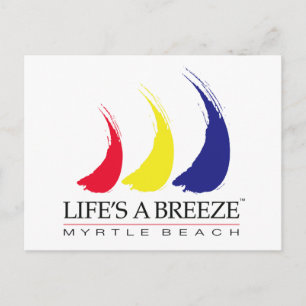 Das Leben ist ein Breeze™_Paint-The-Wind_Myrtle Be Postkarte