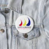 Das Leben ist ein Breeze®_Paint-The-Wind_Sailing Button (Beispiel)