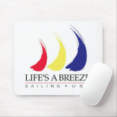 Das Leben ist ein Breeze®_Paint-The-Wind_Sailing Mousepad (Mit Mouse)