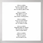 Das Leben ist ein Büro. Poster (Vorne)