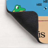 Das Leben ist ein Comic Mousepad (Ecke)