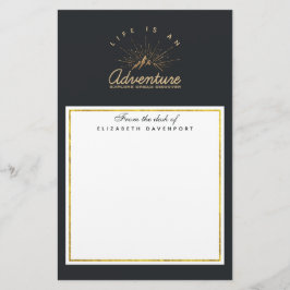 Das Leben ist ein Erlebnis Entdecken Sie den Traum Briefpapier