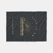 Das Leben ist ein Erlebnis Entdecken Sie den Traum Fleecedecke (Vorderseite (Horizontal))