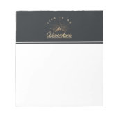 Das Leben ist ein Erlebnis Entdecken Sie den Traum Notizblock (Vorderseite)