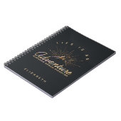 Das Leben ist ein Erlebnis Entdecken Sie den Traum Notizblock (Linke Seite)