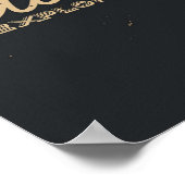 Das Leben ist ein Erlebnisberg mit Sonnenstrahlen Poster (Ecke)