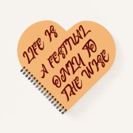 Das Leben ist ein Festival | MOTIVIEREND T - SHIRT Notizblock